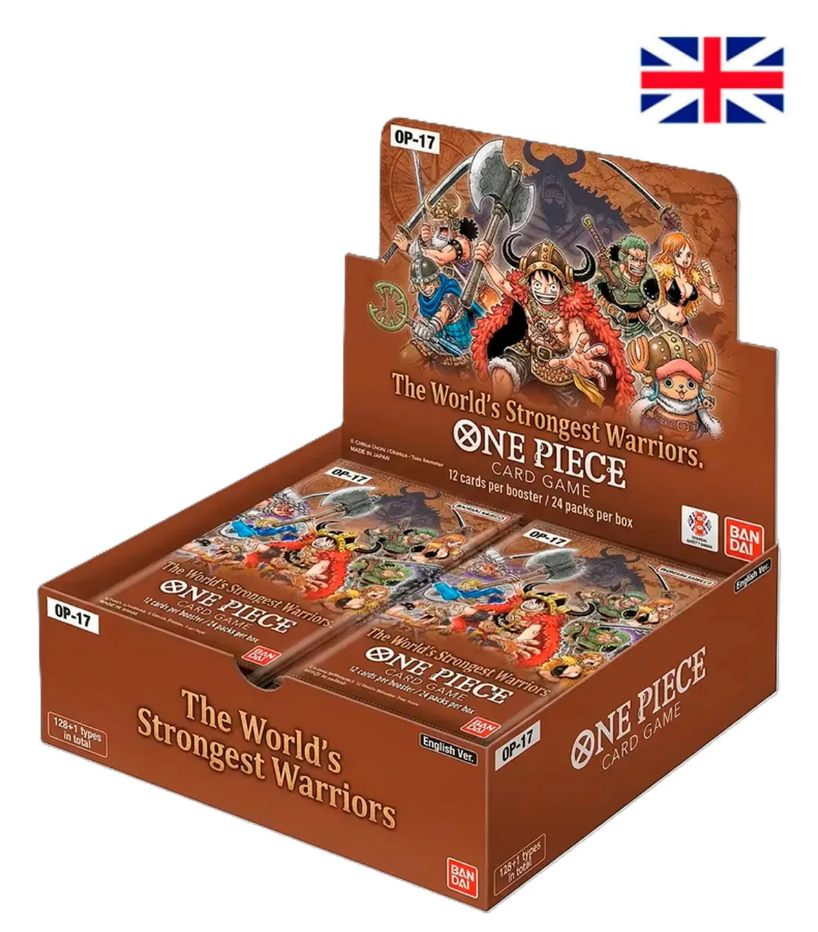 OP17 - One Piece TCG Display Case - 12 Displays - Englisch - OVP