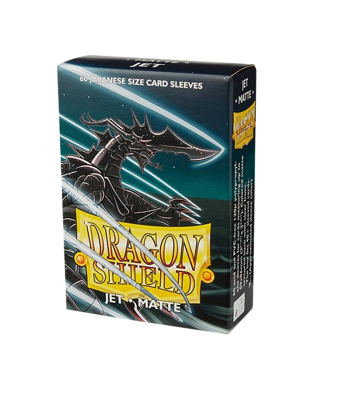 Small 59mm x 86mm Japanese Matte Jet (60) Dragon Shield