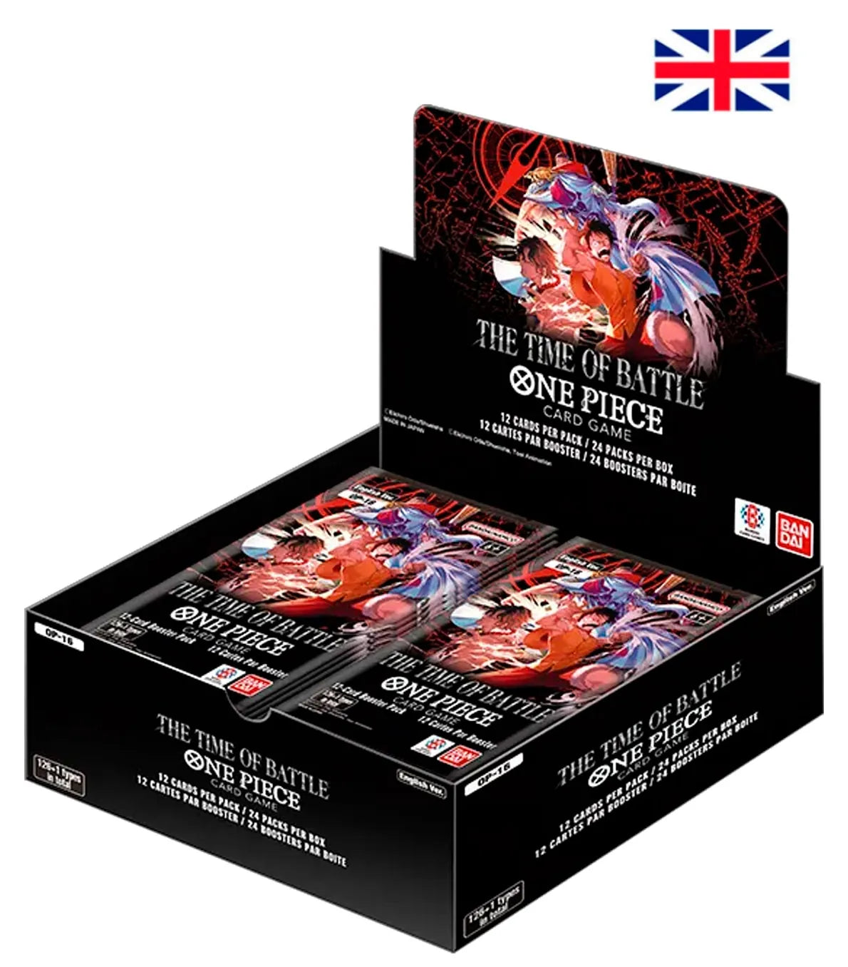 OP16 - One Piece TCG Display Case - 12 Displays - Englisch - OVP