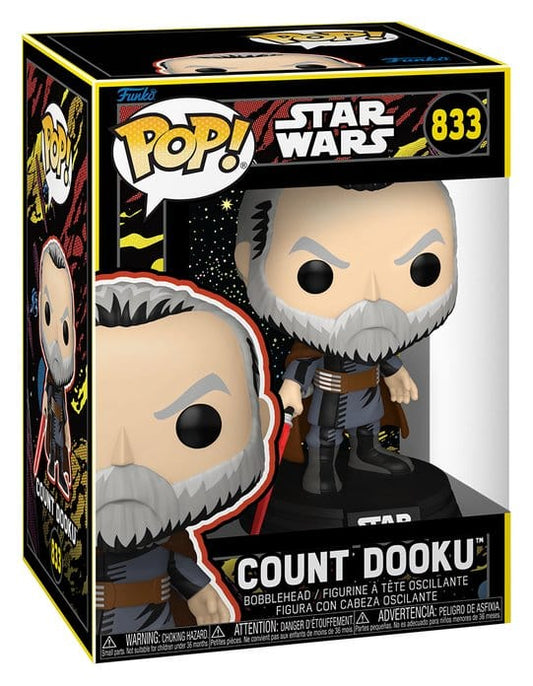 Star Wars: May the Fourth POP! Vinyl Figur Count Dooku (Retro) 9 cm