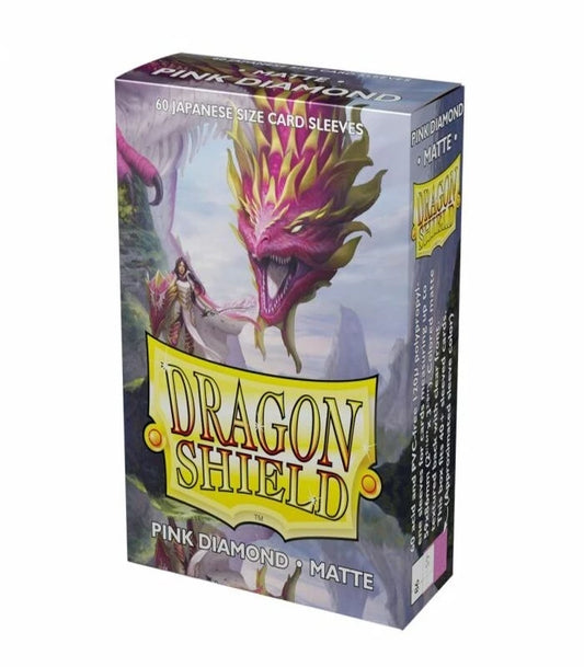 Small Dragon Shield Matte Pink Diamond (60)