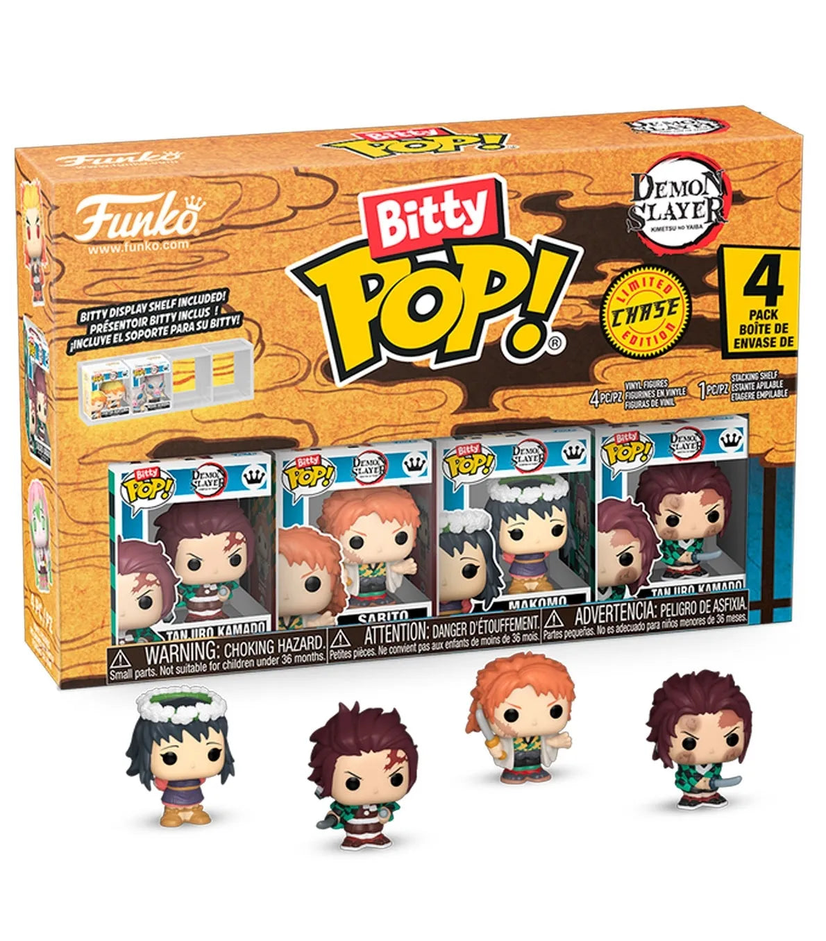 Funko Bitty POP! 4-Pack Pack Series 4 Demon Slayer - Kimetsu no Yaiba