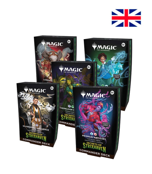Magic: The Gathering – Strixhaven Commander Deck Set (5 Decks) EN