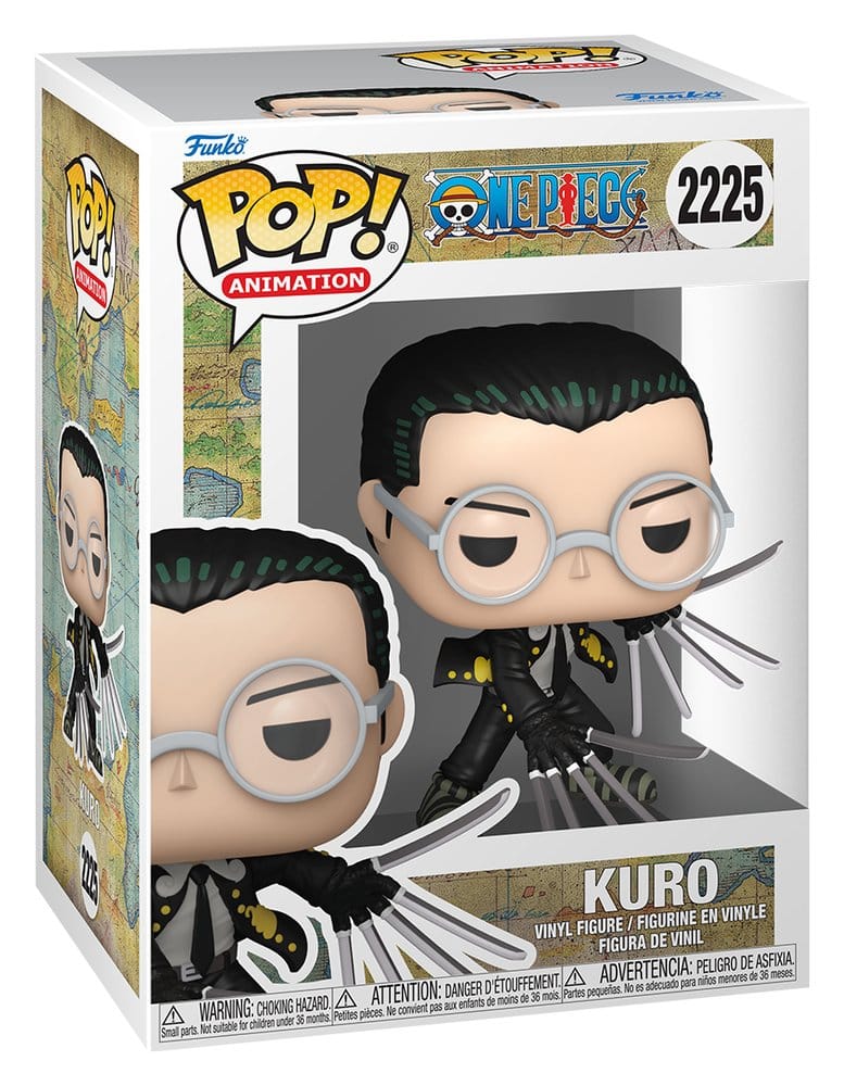 One Piece POP! Animation Vinyl Figur Kuro 9 cm